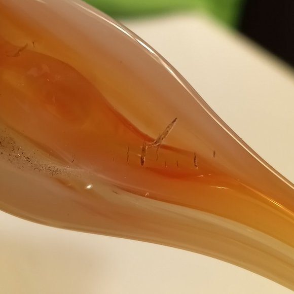 Mid Century Art Blown Glass Swan - Picture 11 of 14